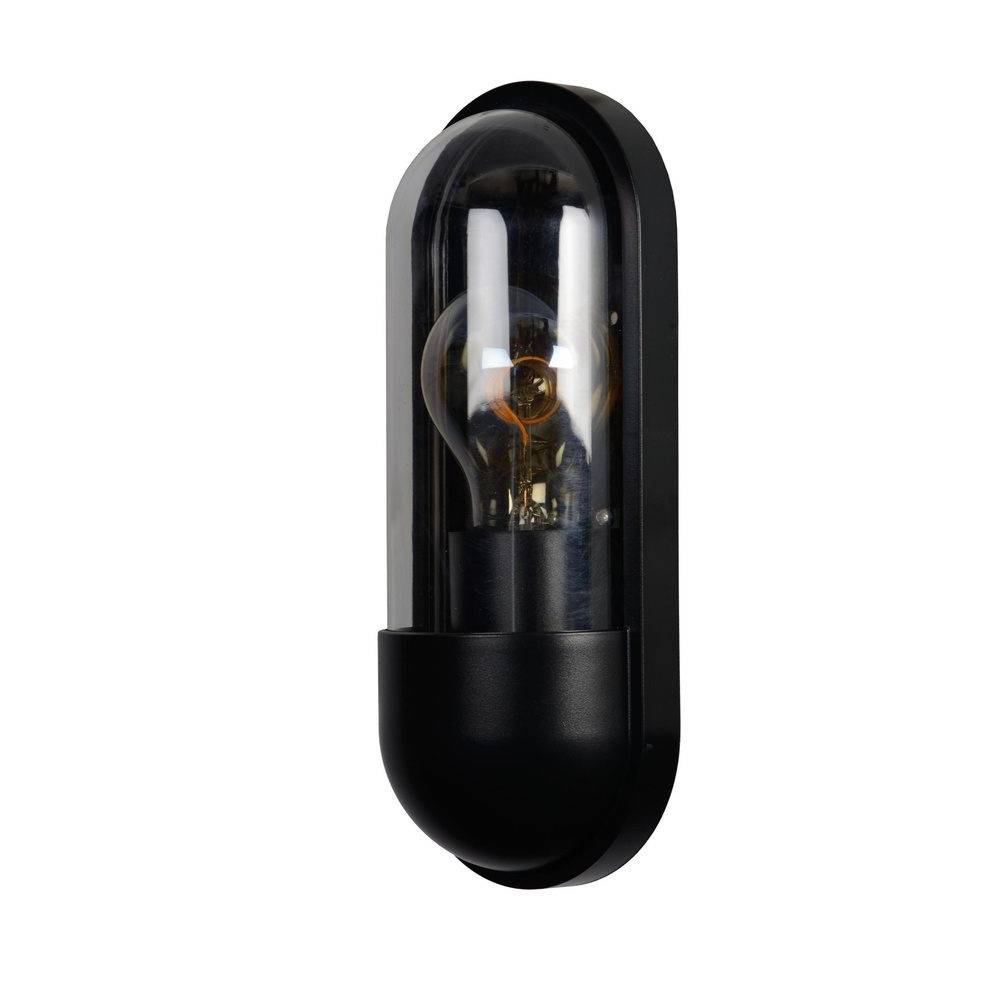 Lucide WandlampCapsule IP54 zwart - 29897/01/30